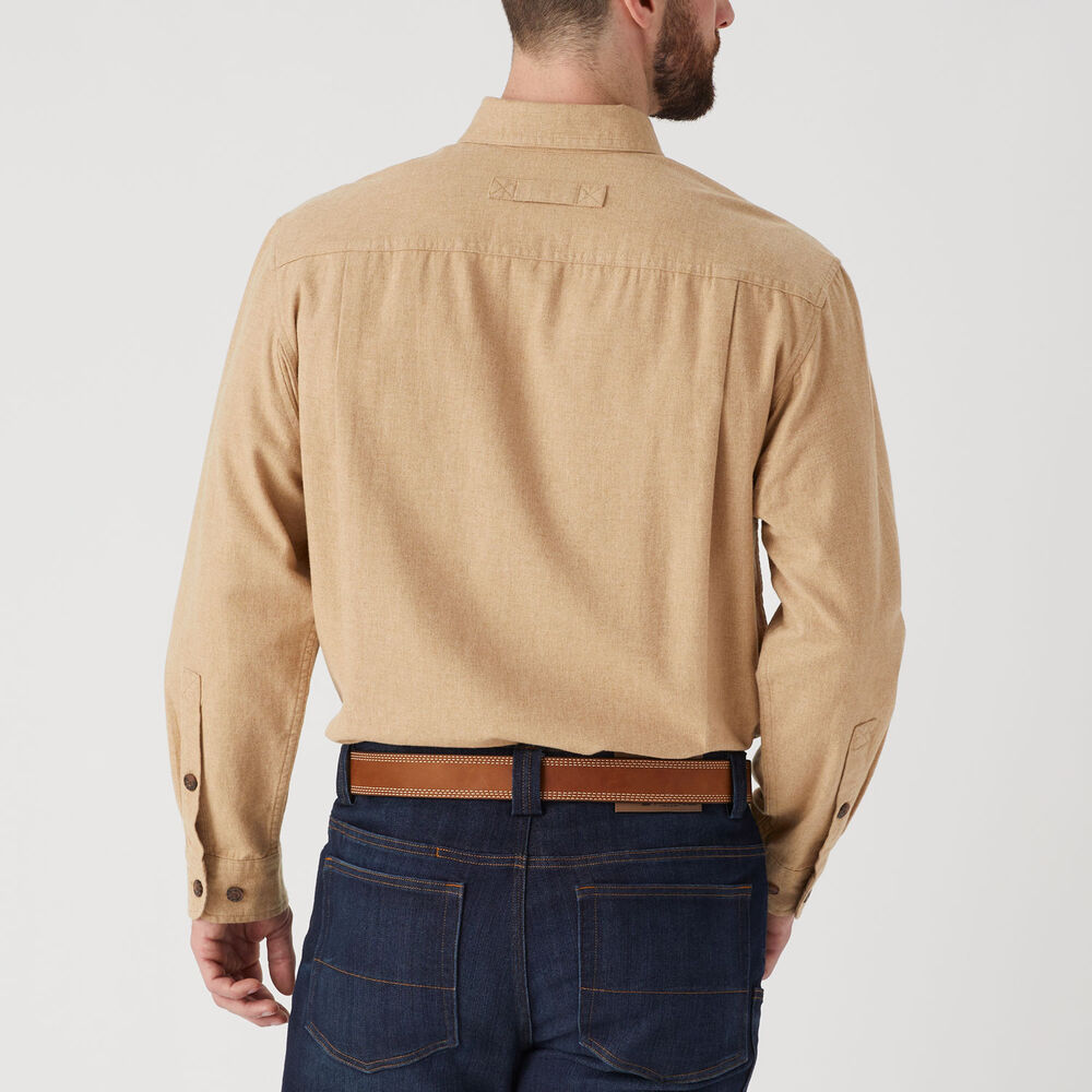 Men's Free Swingin' Solid Flannel Relaxed Fit Shirt Main Image