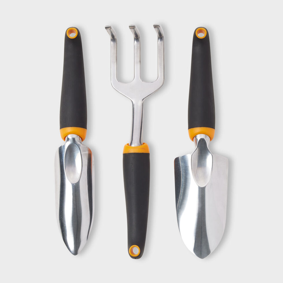 Fiskars 3-pc Ergo Garden Tool Set | Duluth Trading Company