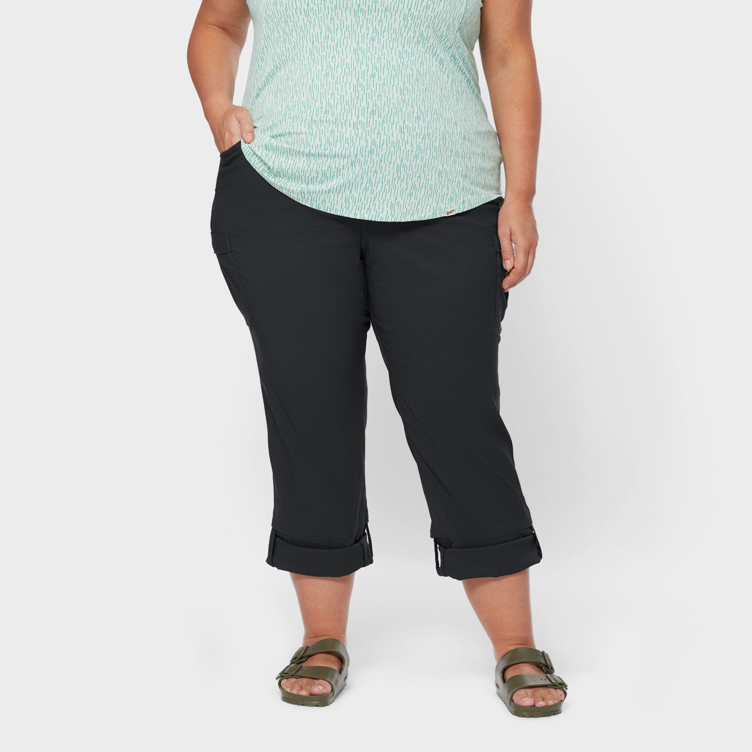Women's Plus Dry on the Fly Bootcut Cargo Pants | Duluth Trading