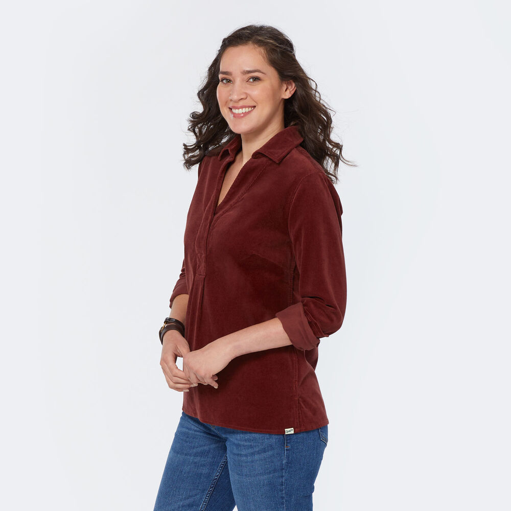 Women's Corduroy Popover Shirt Main Image