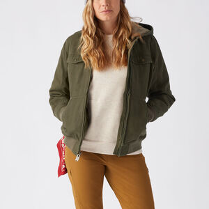 Women's Superior Fire Hose Hooded Jacket