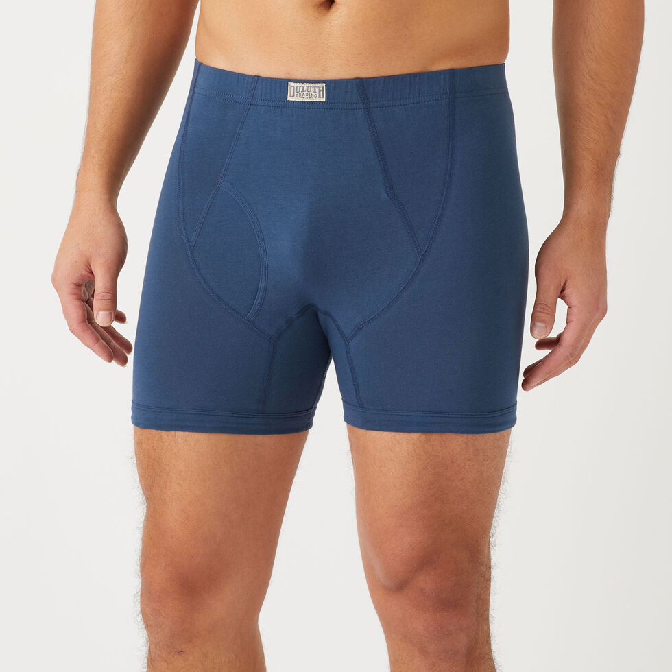 AUTUCAU Cotton Men's Boxer Shorts Underwear,Plus Size Boxer Brief