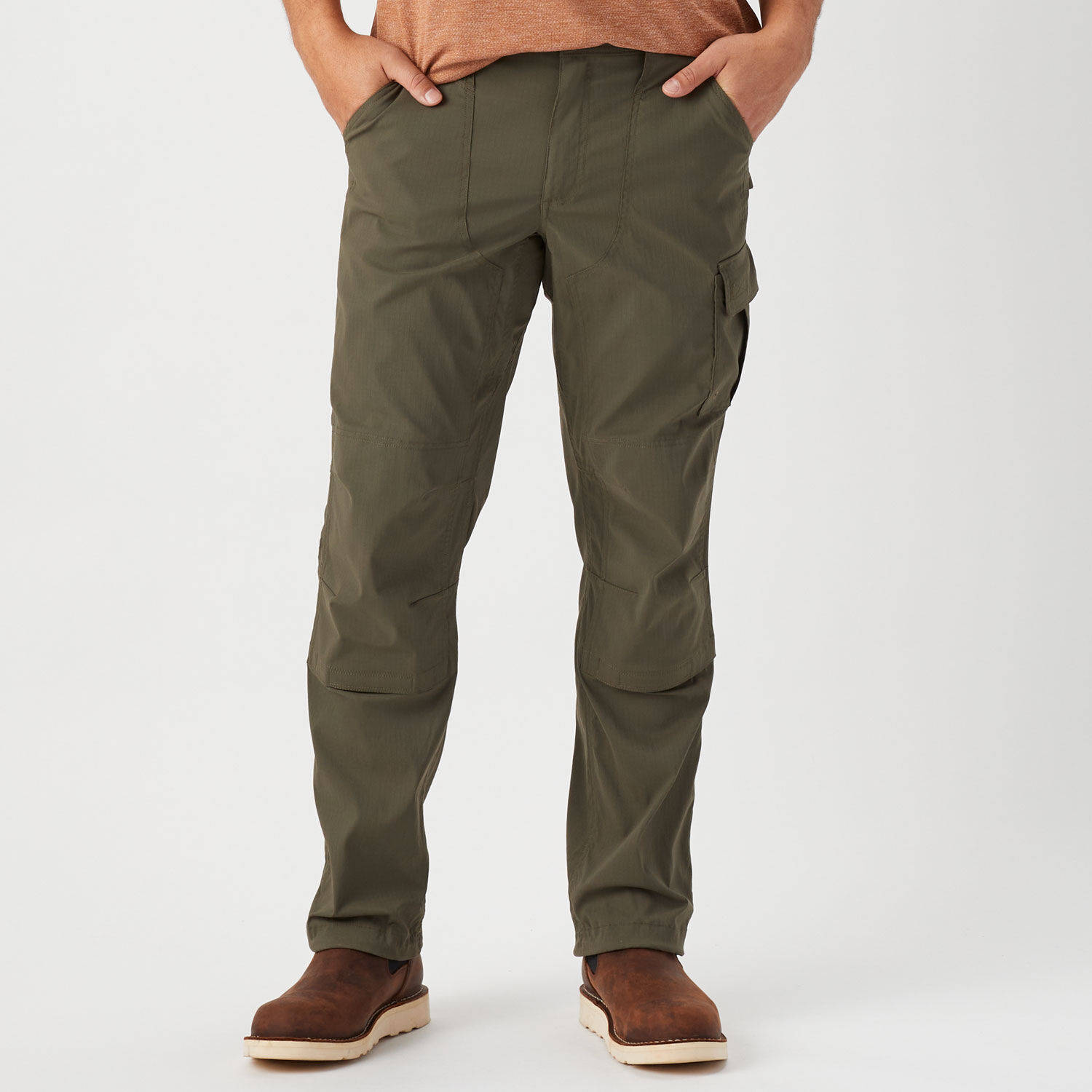 Buy Men's Poise Olive Green Trousers Online | SNITCH