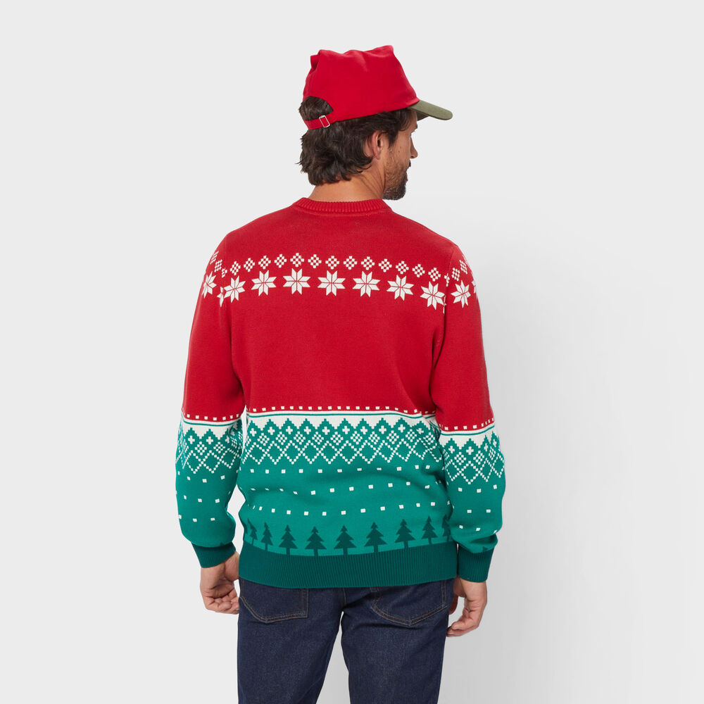 Men's Ugly Beaver Fair Isle Crew Sweater Main Image