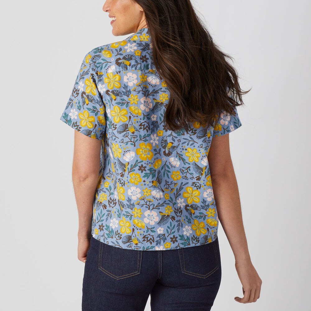 Women's Artisan Hemp Untucked Camp Shirt Main Image