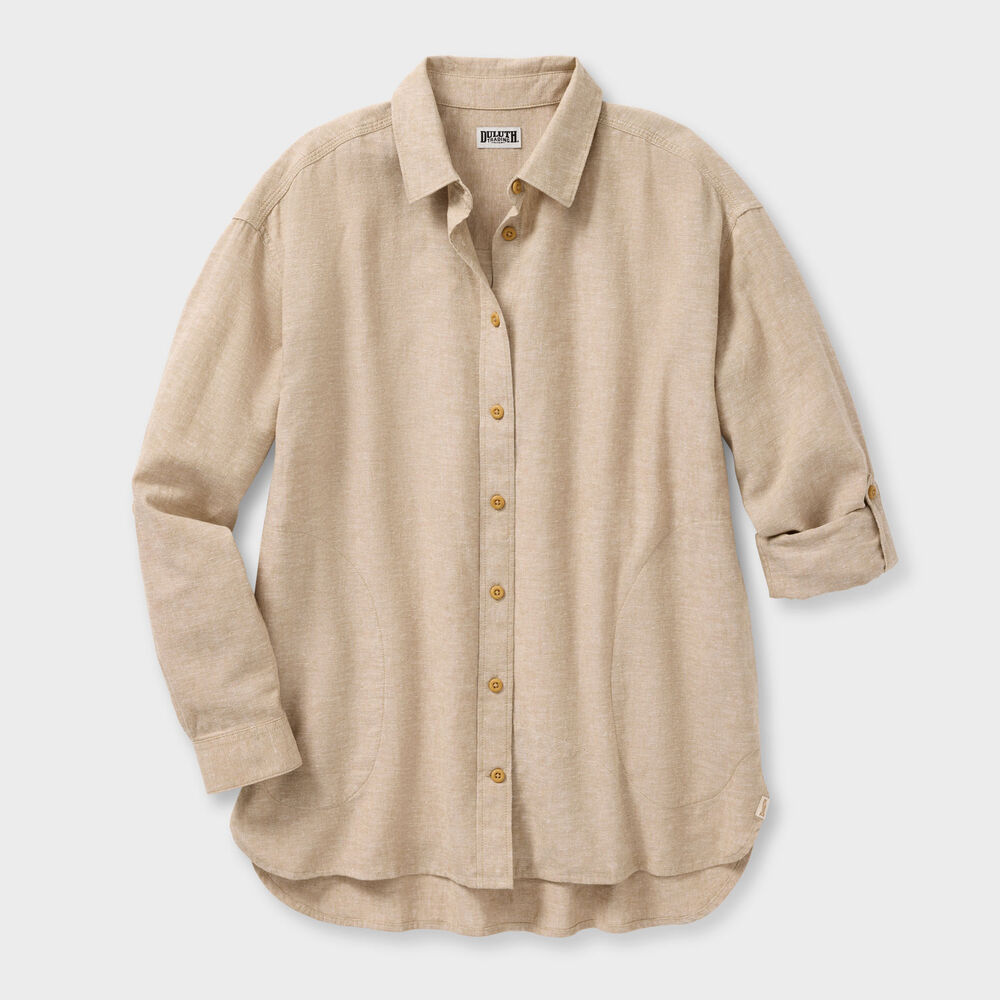 Women's Artisan Hemp Overshirt Main Image