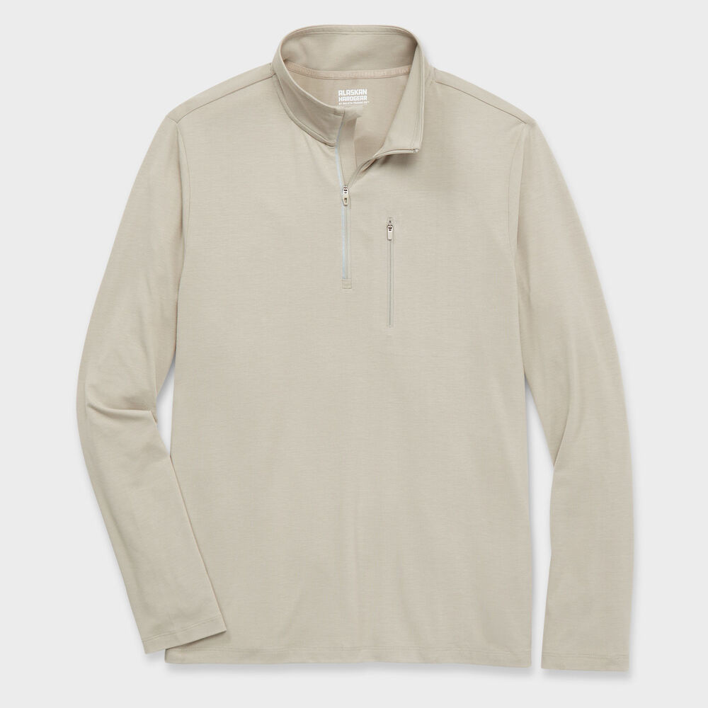 Men's AKHG Renew Bamboo 1/4 Zip Mock Main Image