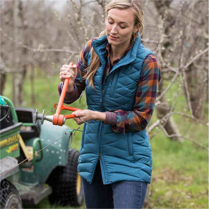 Women's Cold Faithful Down Tunic Vest Duluth Trading Company