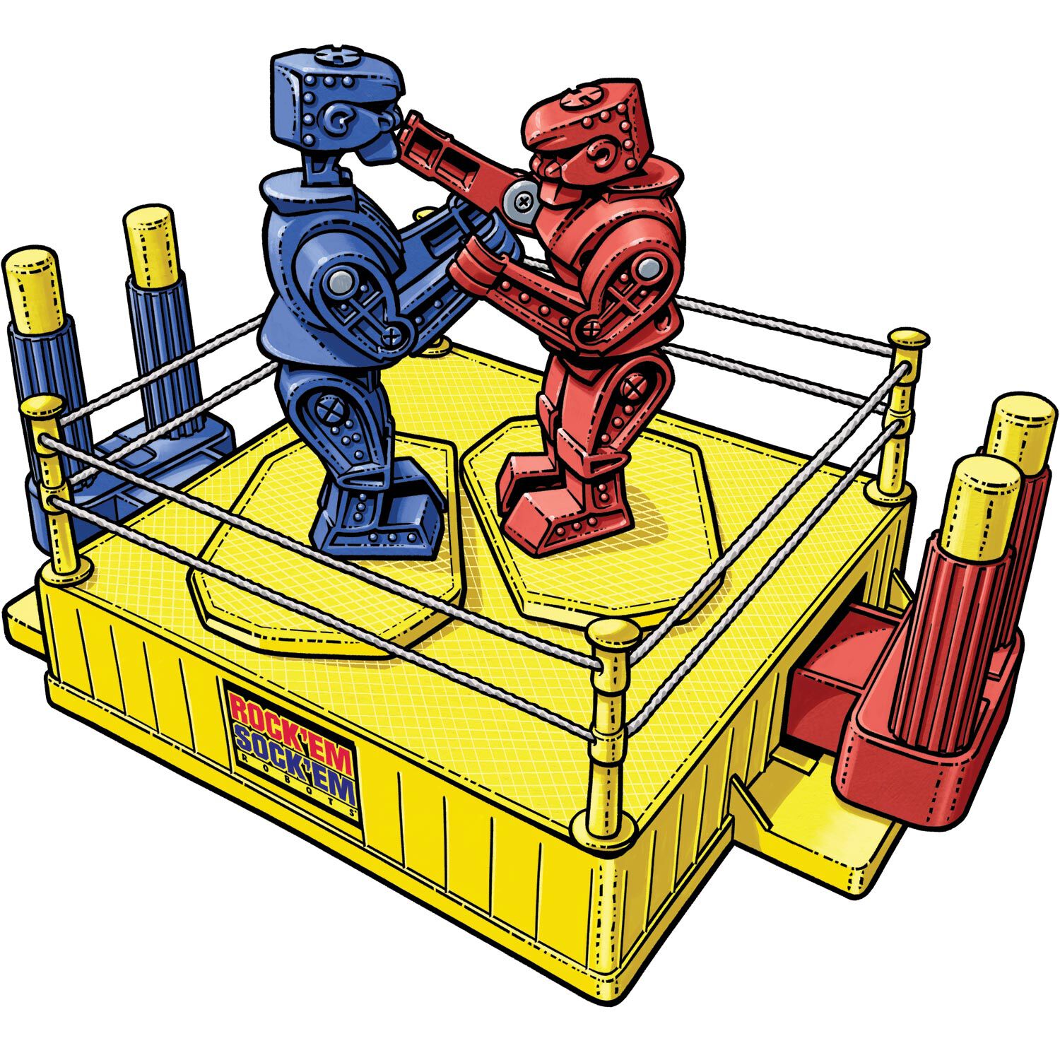 Rock em sock em robots best sale game