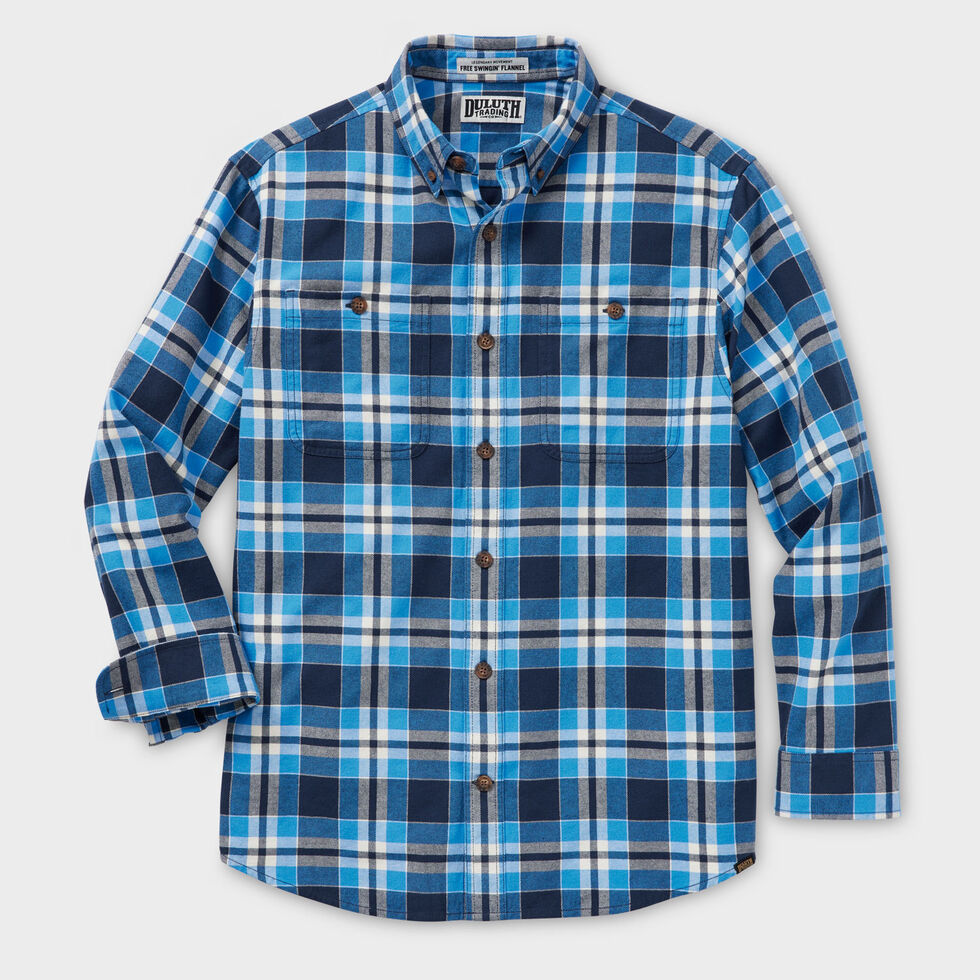 Men's Free Swingin' Slim Fit Flannel Shirt Duluth Trading Company