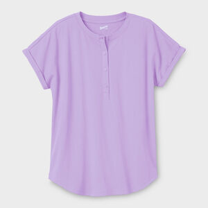 Women's Lightweight Longtail T Short Sleeve Henley