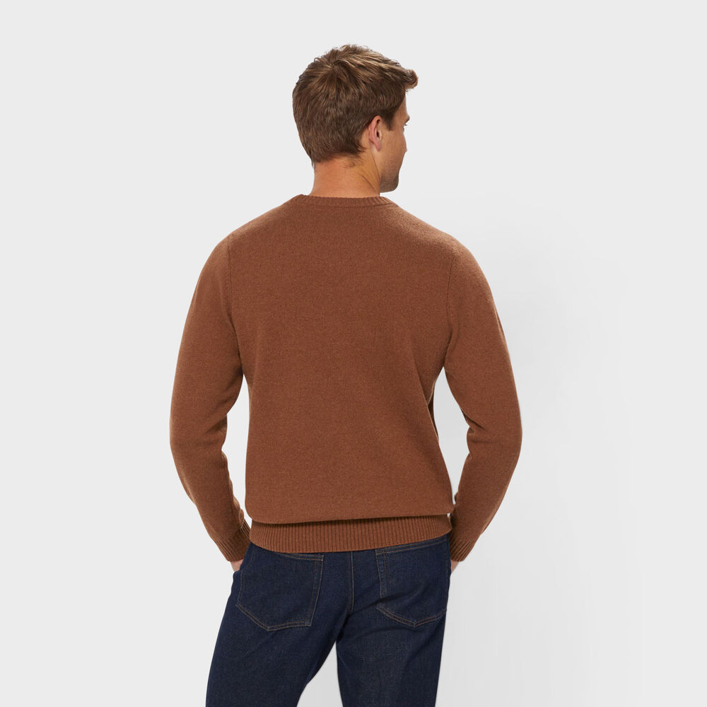 Men's Lambswool Crew Sweater Main Image