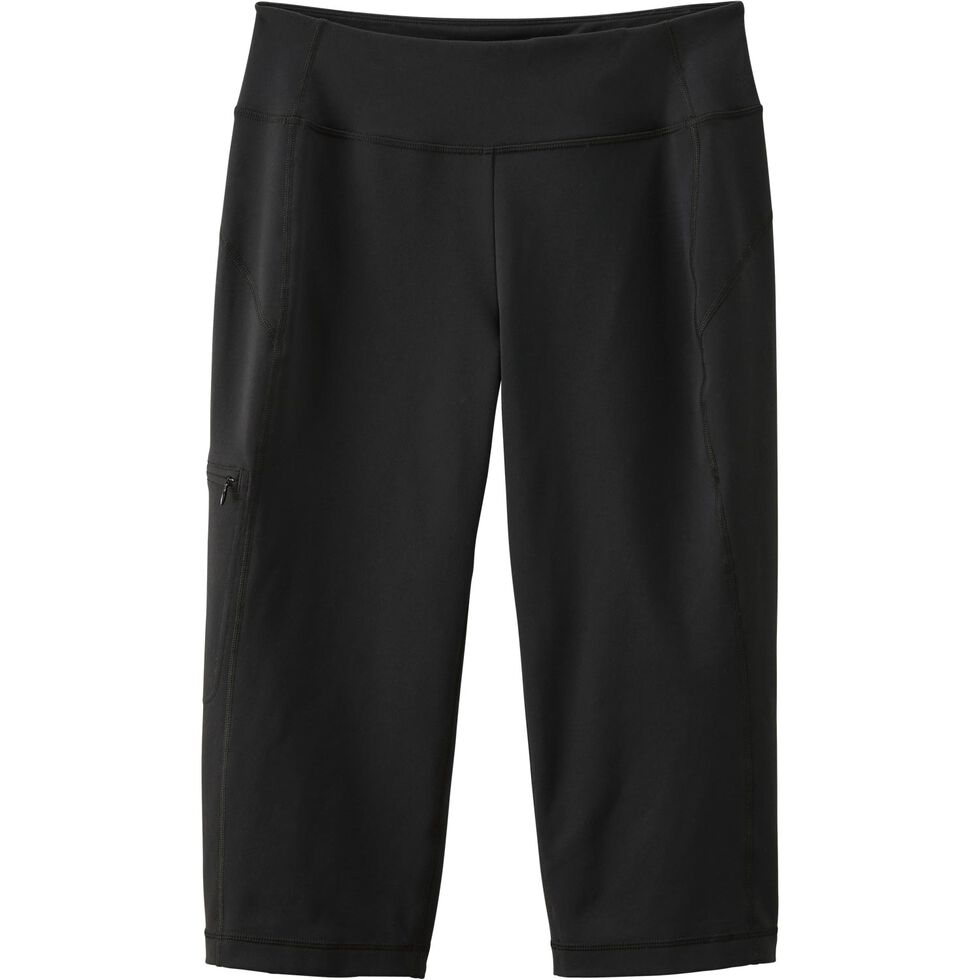 Women's Duluth Trading Black NoGA Stretch Classic Capri Pants Plus Size XL