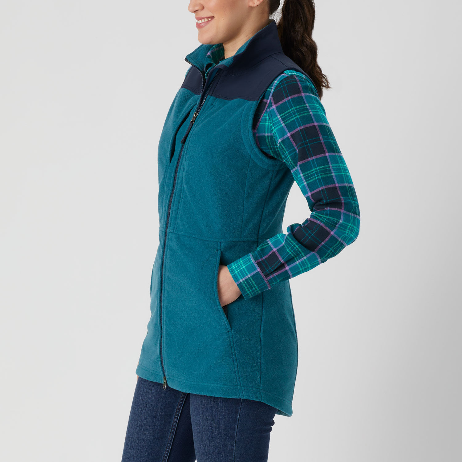 Fleece discount women's vest