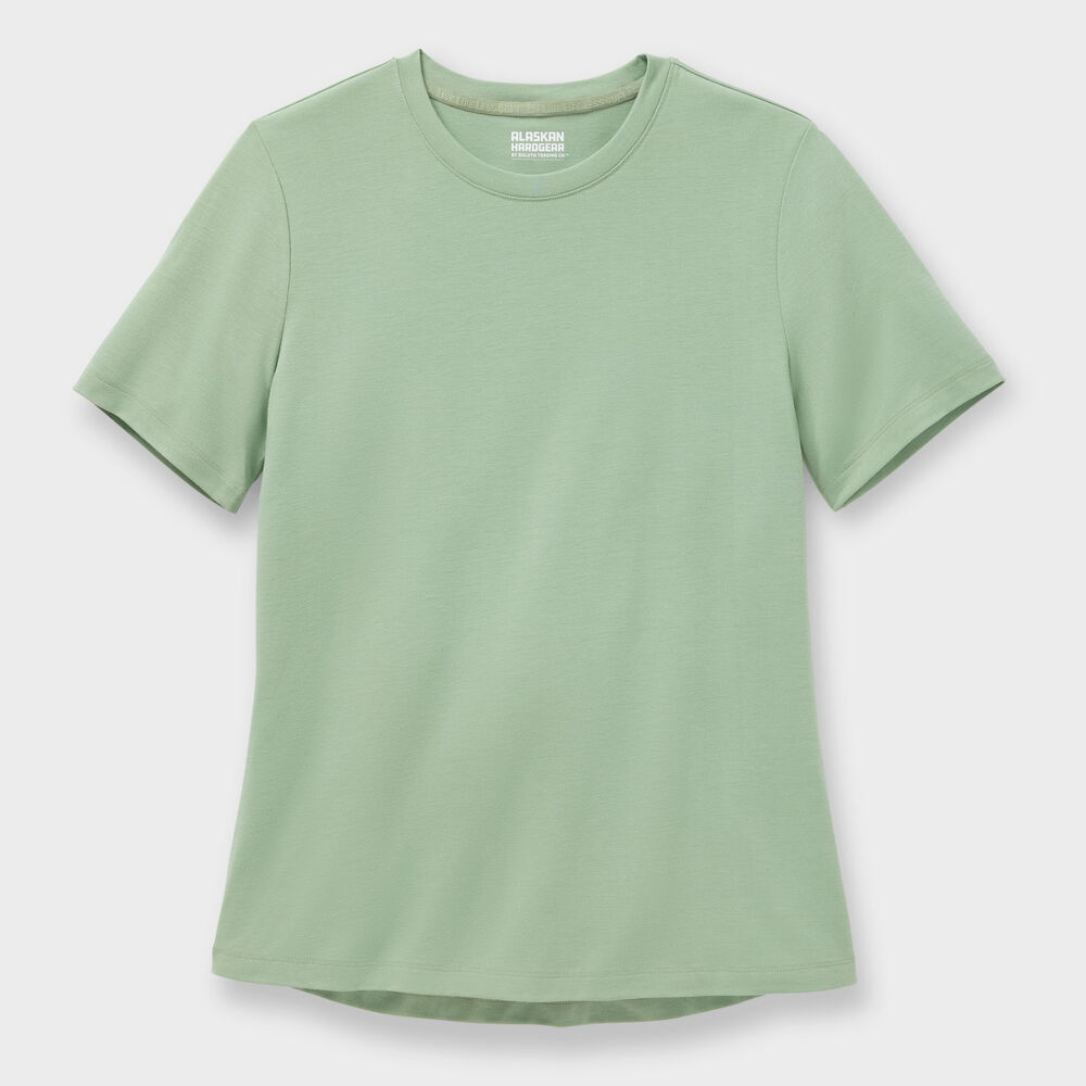 Women's AKHG Renew Bamboo Crewneck Short Sleeve Tee Main Image