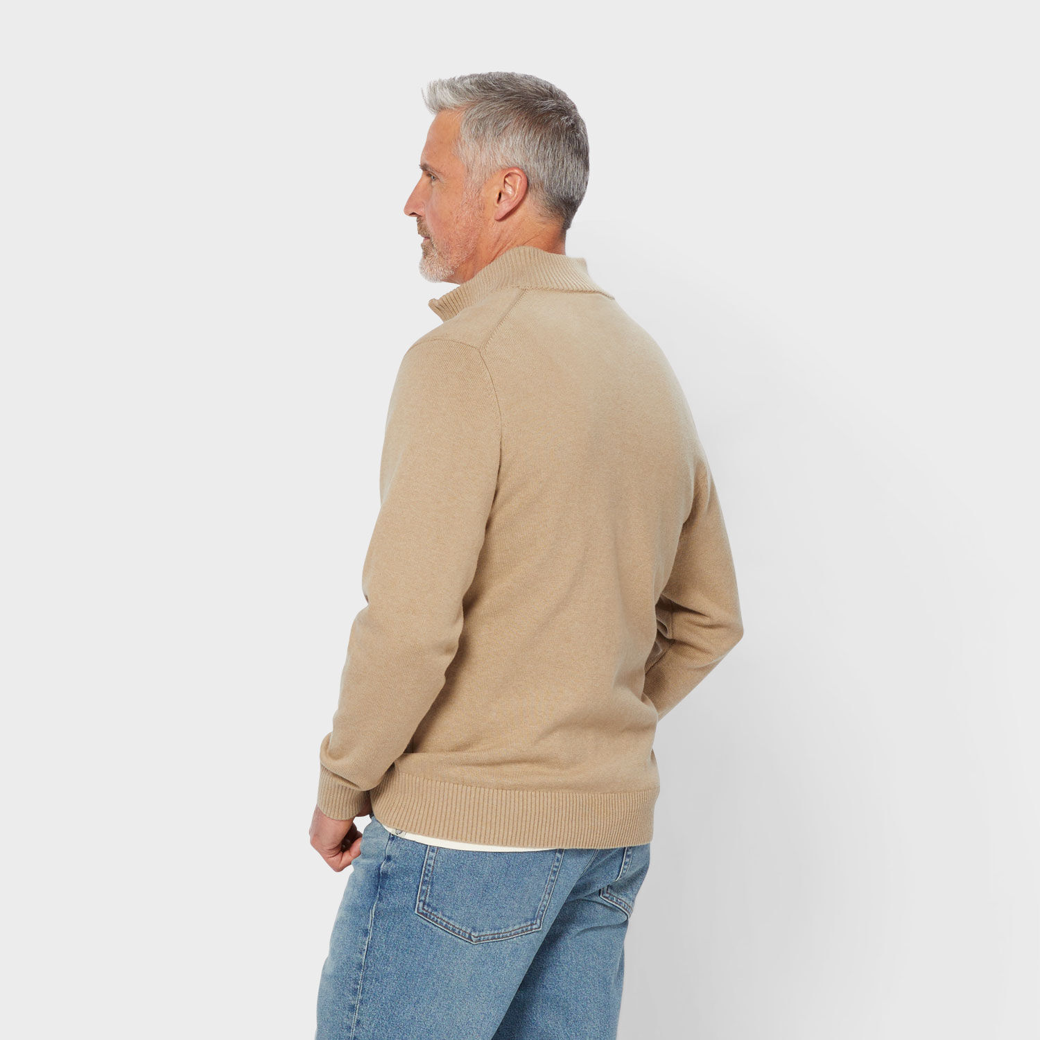 Men's Strongarm 1/4 Zip Mock Sweater | Duluth Trading Company