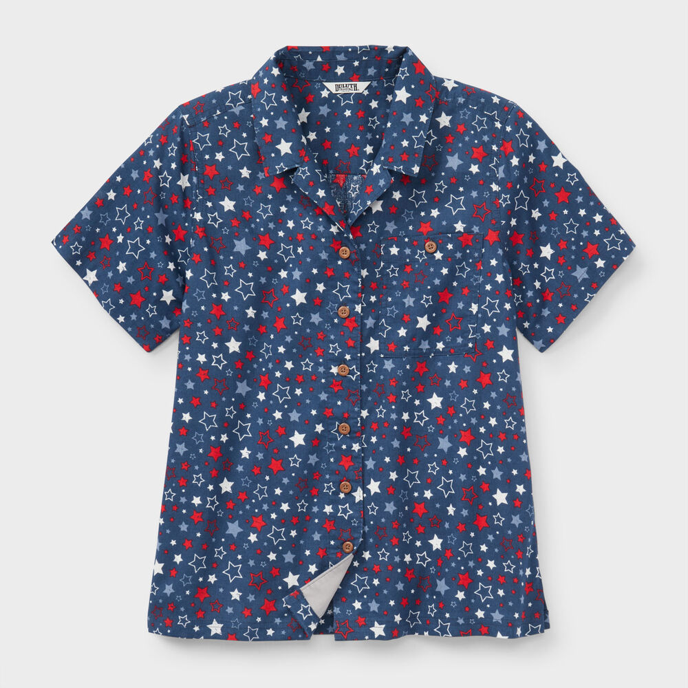 Women's Plus Artisan Hemp Camp Shirt Main Image