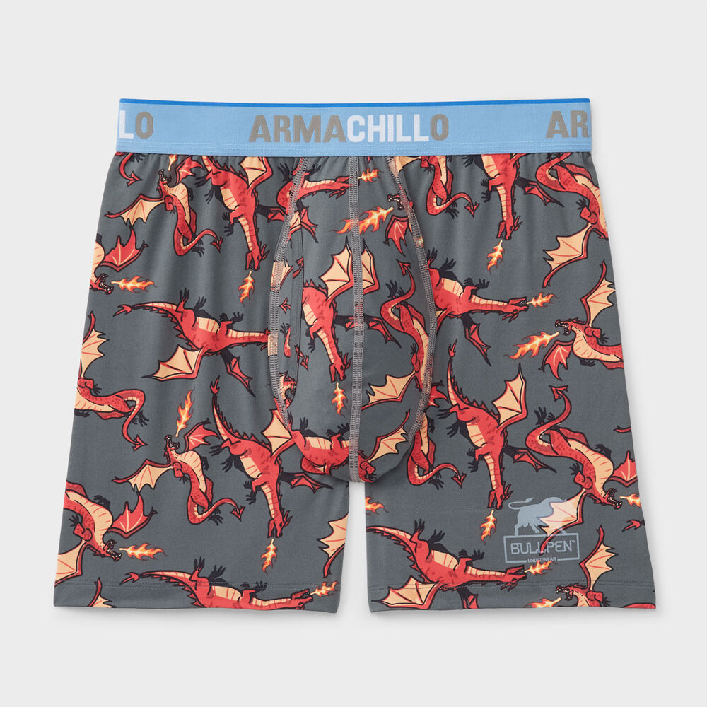 Men's Armachillo Pattern Bullpen Boxer Briefs Main Image