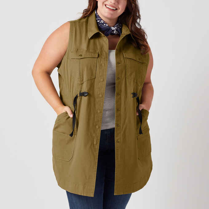 Women's Plus Rootstock Gardening Tunic Vest Duluth Trading Company