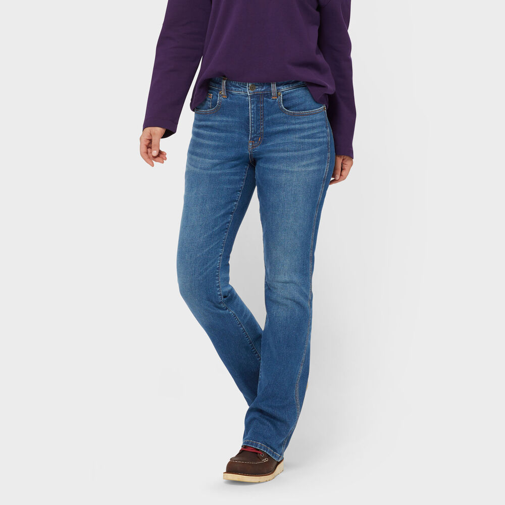 Women's Asset Management Mid-Rise Bootcut Jeans Main Image