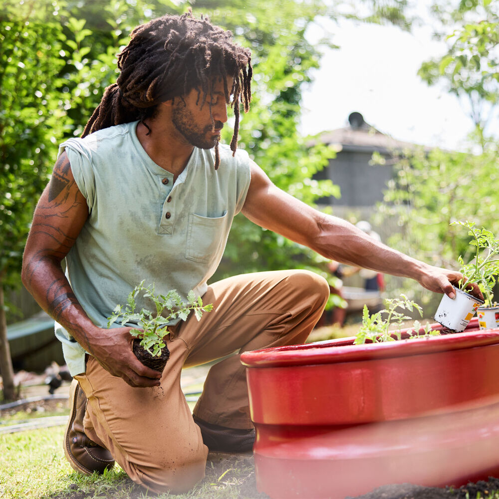 Men's Longtail T Relaxed Fit Short Sleeve Pocket Henley Main Image
