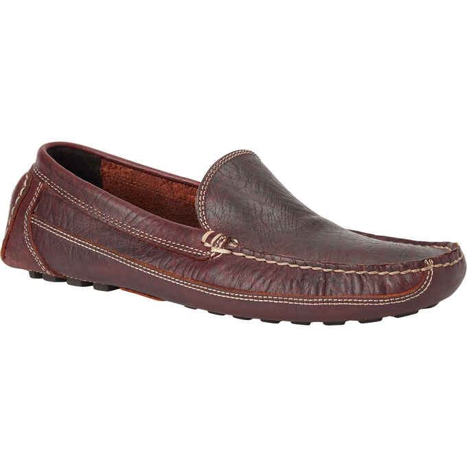 Men's Bison Leather Driving Moccasins | Duluth Trading Company
