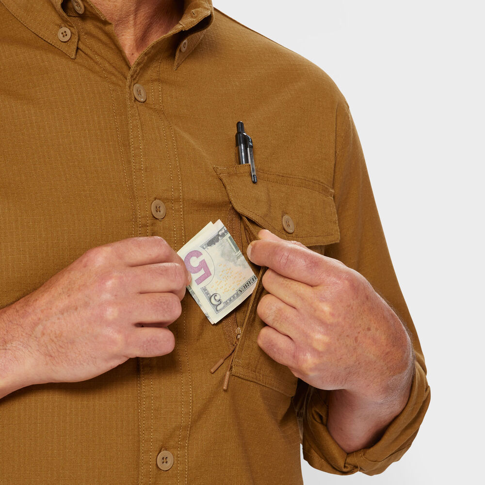 Men's Hempstop Relaxed Fit Long Sleeve Shirt Main Image