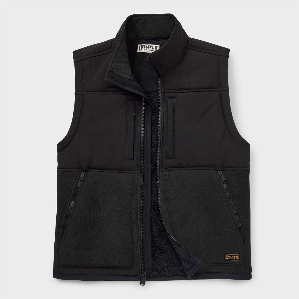 Men's Bear Hide Fleece Vest Main Image