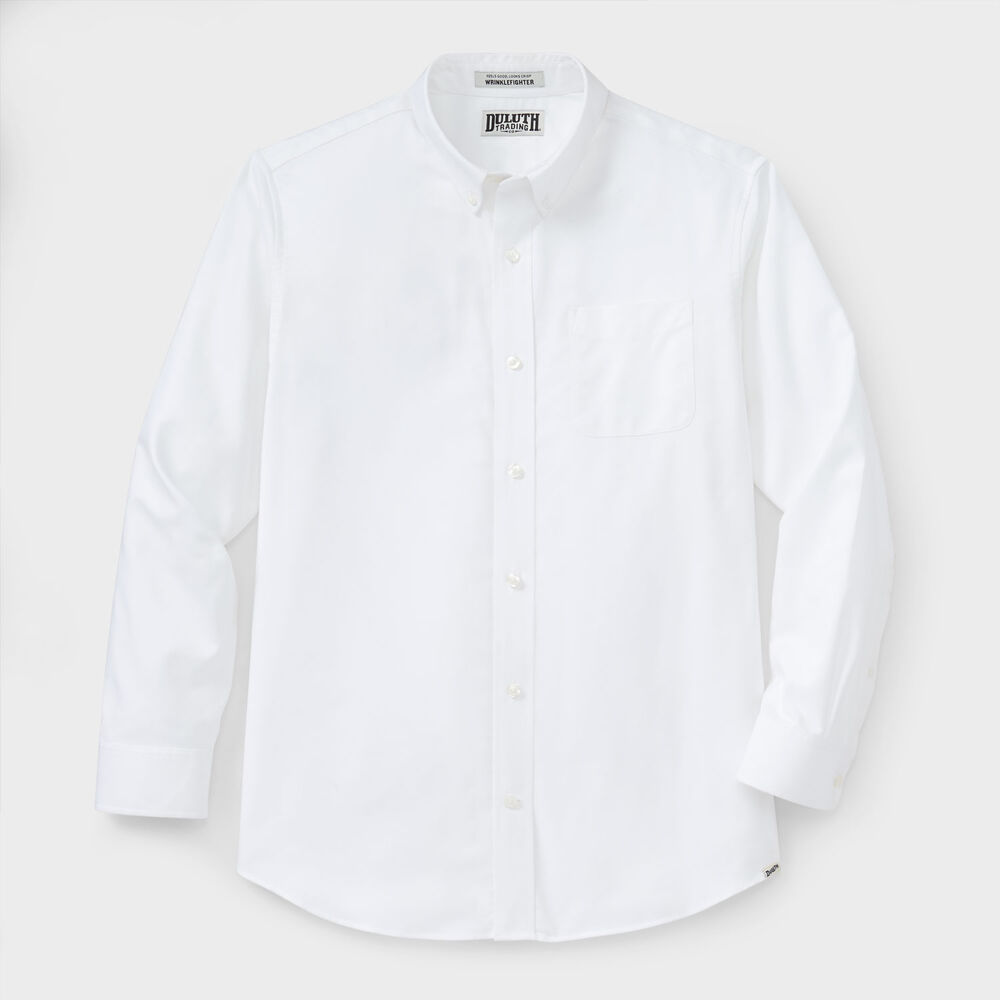 Men's Wrinklefighter Oxford Relaxed Fit Long Sleeve Shirt Main Image