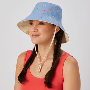 Women's Reversible Garden Bucket Hat