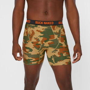 Men's Buck Naked Pattern Boxer Briefs