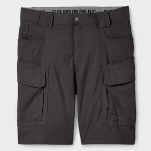 Men's DuluthFlex Dry on the Fly Relaxed Fit 11" Cargo Shorts BLK 042