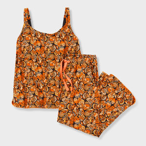 Women's Cotton Knit Printmaker Tank & Capris Sleep Set