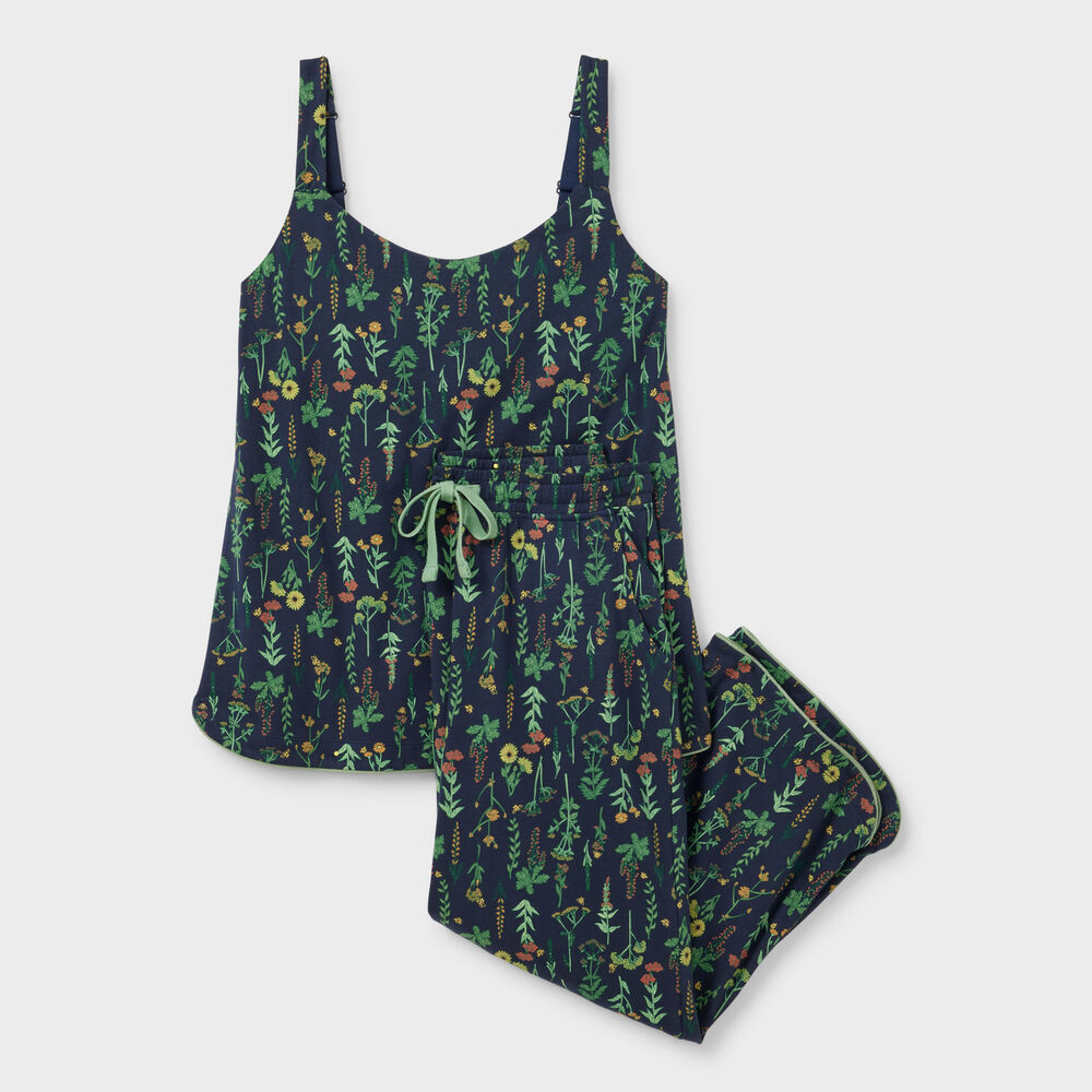 Women's Cotton Knit Printmaker Tank & Capris Sleep Set Main Image