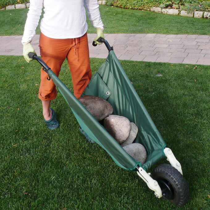 Allsop Home and Garden WheelEasy LE Foldable Garden Cart Duluth