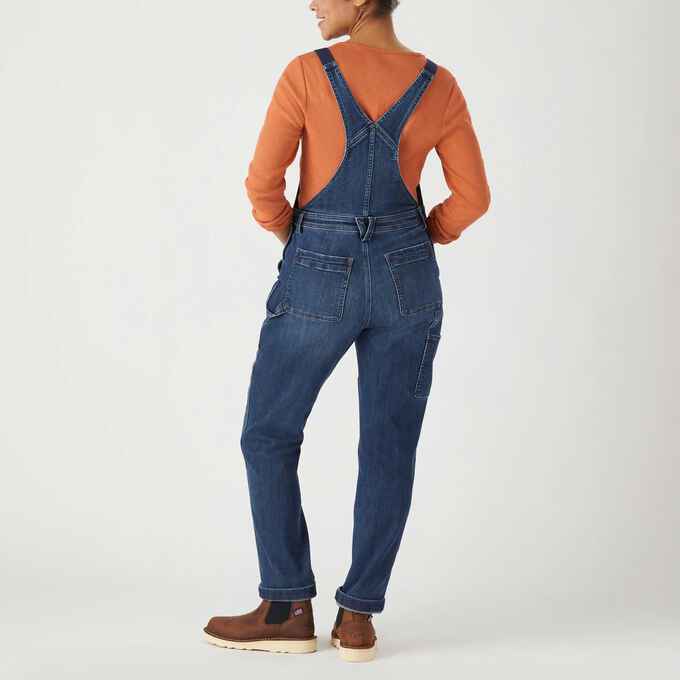 Women's Double Flex CoolMax Denim Overalls Duluth Trading Company