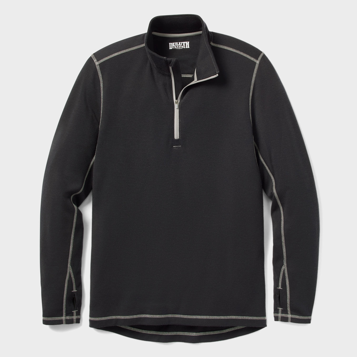 Men's Wickerino Wool Base Layer 1/4 Zip | Duluth Trading Company