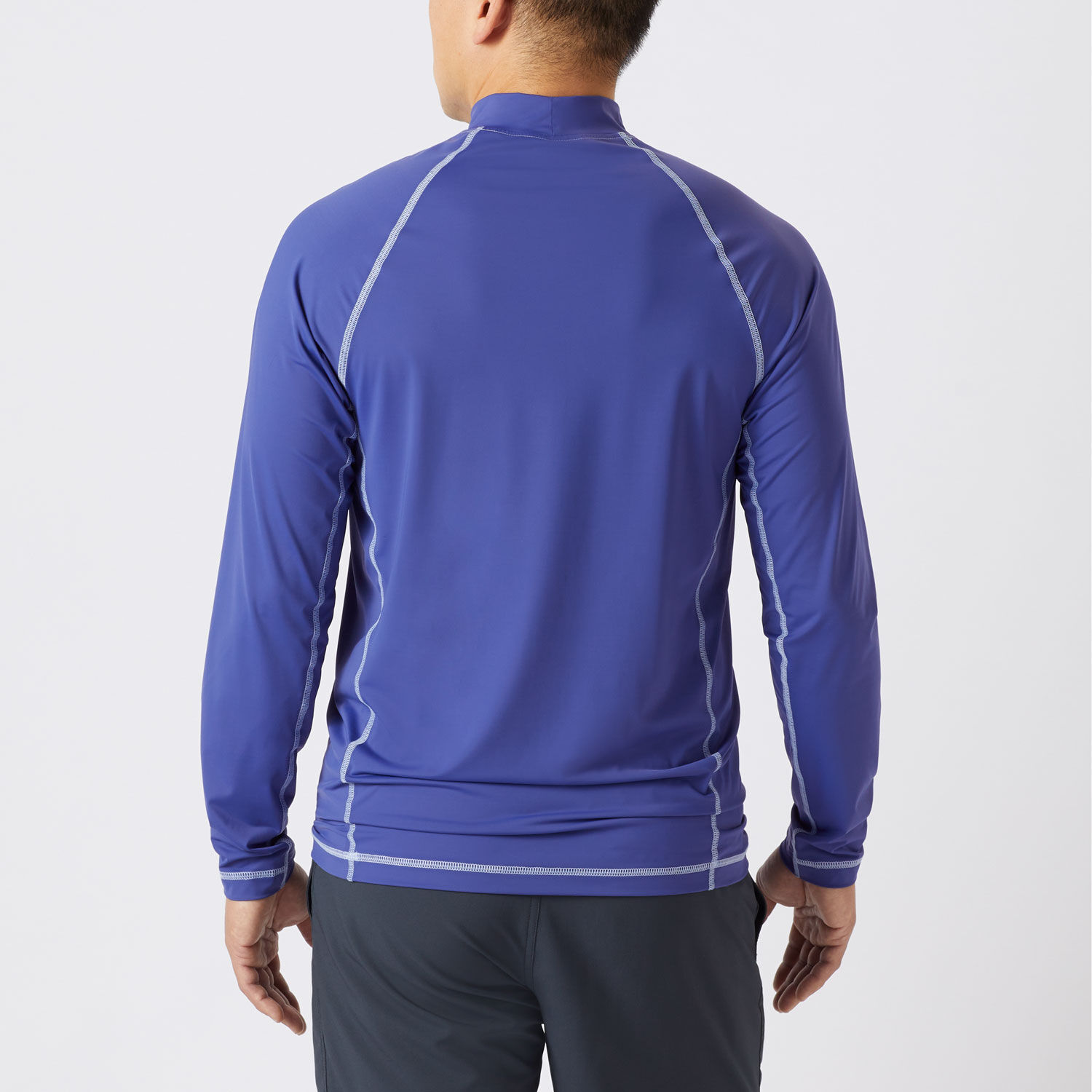 Men's Suit Up Long Sleeve Mock Neck Swim Tee | Duluth Trading Company