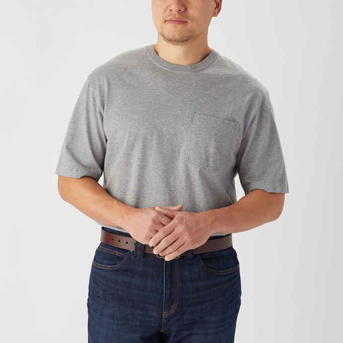 Men's Longtail T Relaxed Fit SS Crew with Pocket