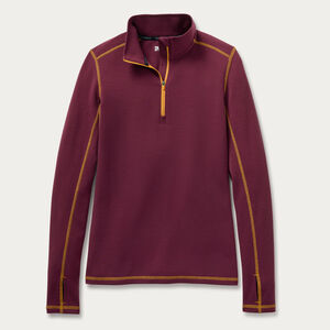 Women's Wickerino Wool Base Layer 1/4 Zip Top