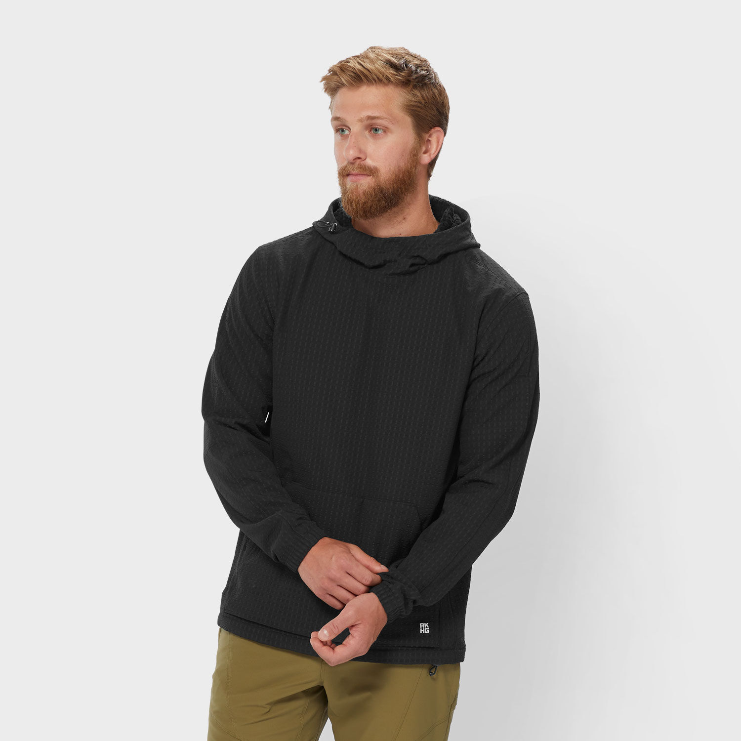 AGAWD♡lining logo sweat pullover♡送料込み Men's AKHG Boundary Line Popover Hoodie | Duluth Trading Company