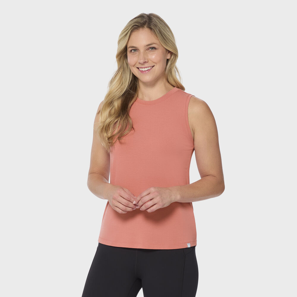 Women's AKHG Renew Bamboo Crewneck Tank Main Image