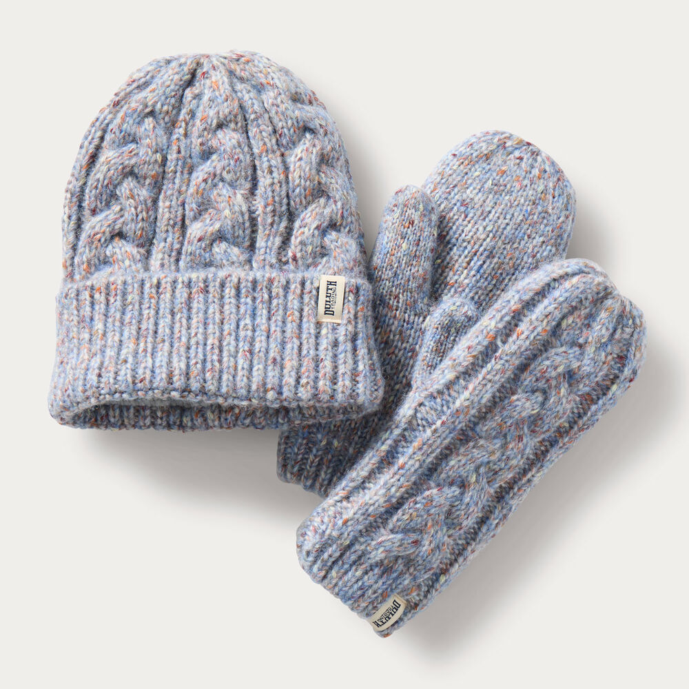 Women's Beanie and Mittens Gift Set Main Image