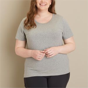 Women's Plus No-Yank Short Sleeve T-Shirt