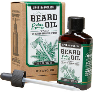 Spit & Polish Cedar and Fir Beard Oil