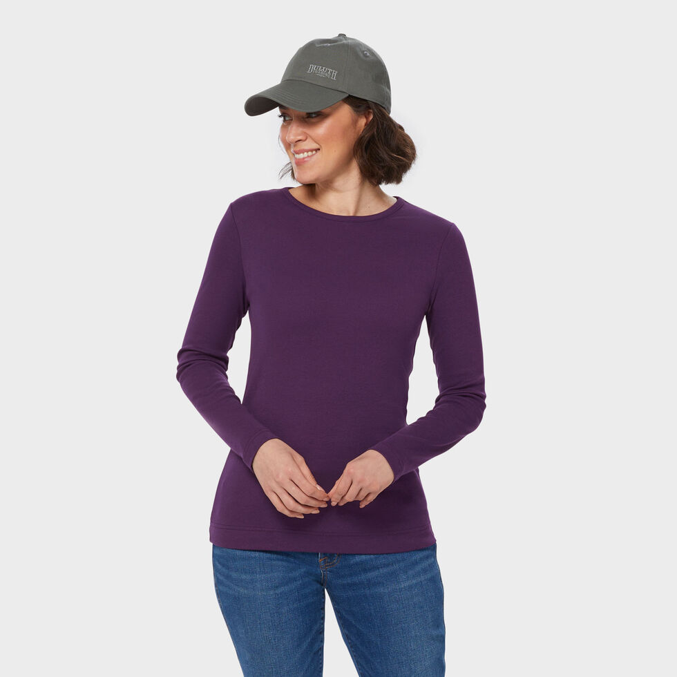 Women's Longtail T Long Sleeve Crew Duluth Trading Company
