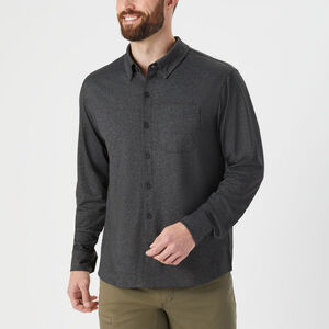 Men's Powercord Standard Fit Long Sleeve Button Down