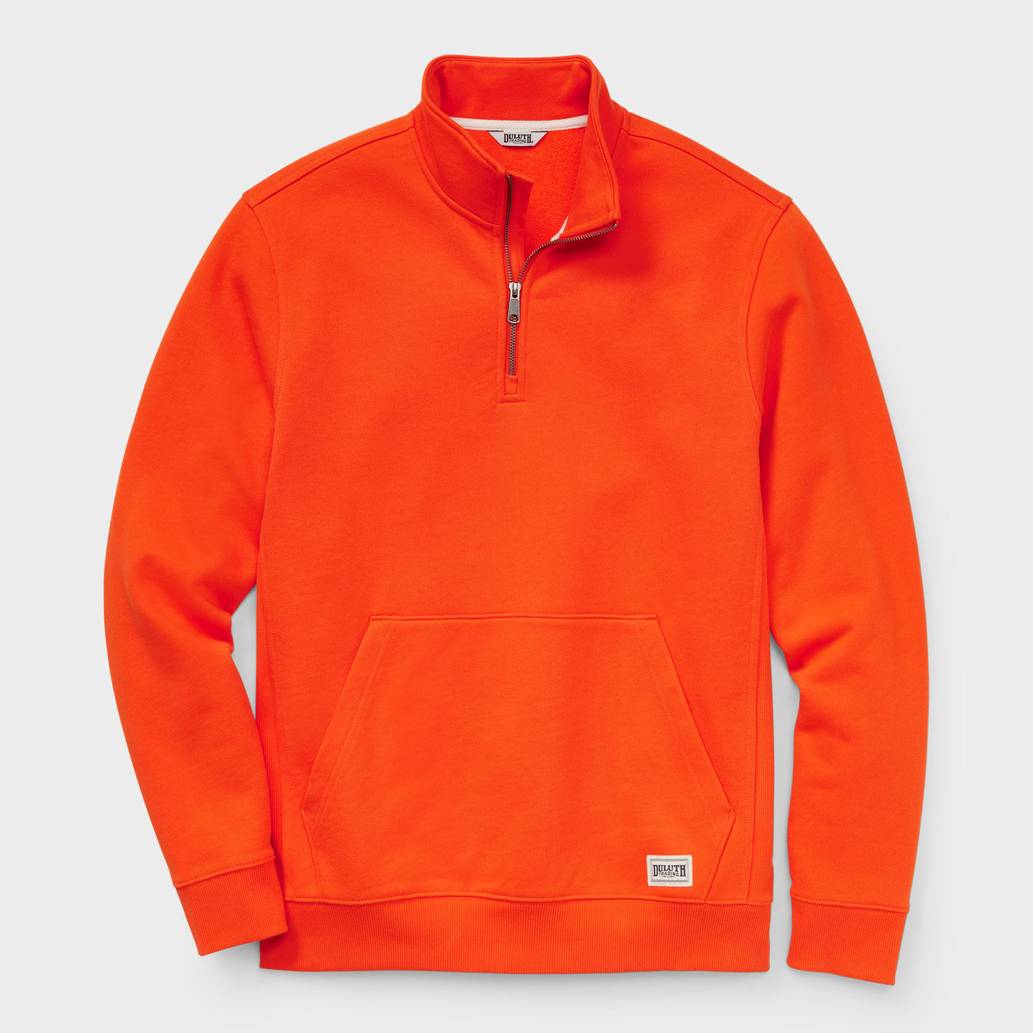 Men's Souped-Up Sweats Pullover Quarter Zip Mock Neck | Duluth