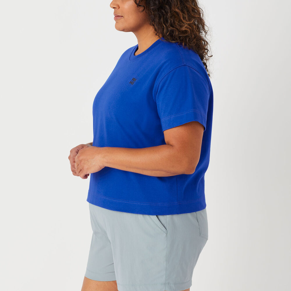 Women's Plus AKHG Crosshaul Cotton Short Sleeve Tee Main Image