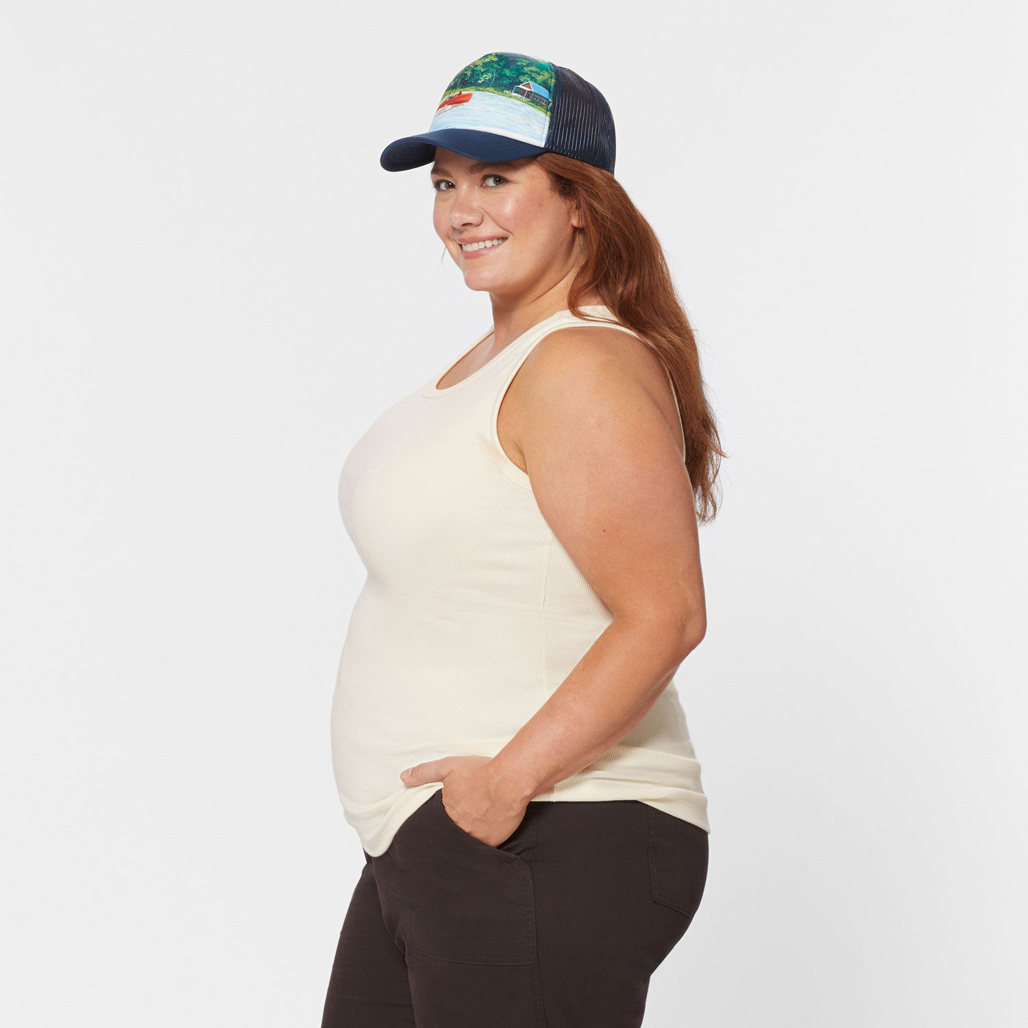 Women's Plus No-Yank Rib Racerback Tank | Duluth Trading Company